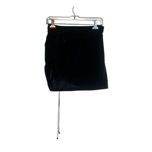 Free People black velvet mini skirt. Size 2